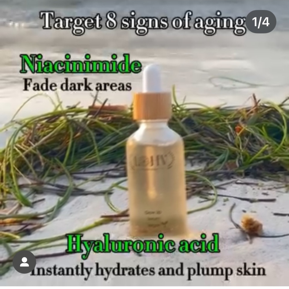 Lohv Essentials, Skincare Serum with Niacinamide Hyaluronic Acid